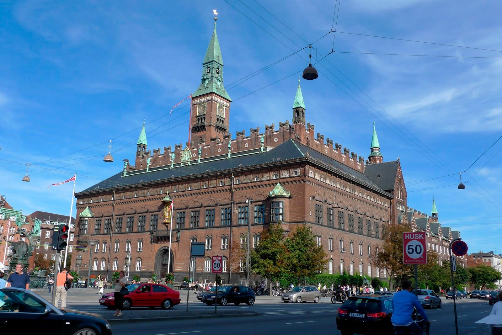 Copenhagen City Hall, seat of Copenhagen Municipality